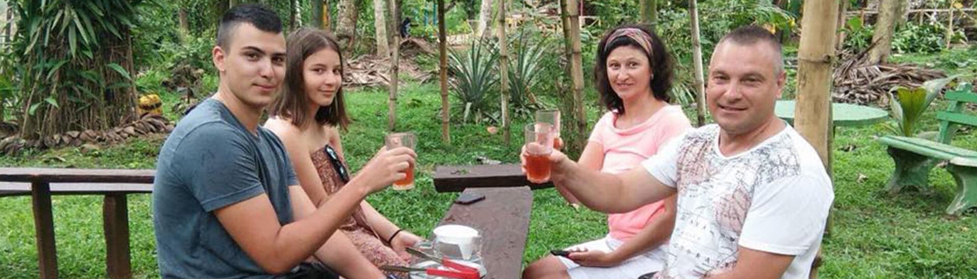 The herbal garden at Nandana Tea Factory