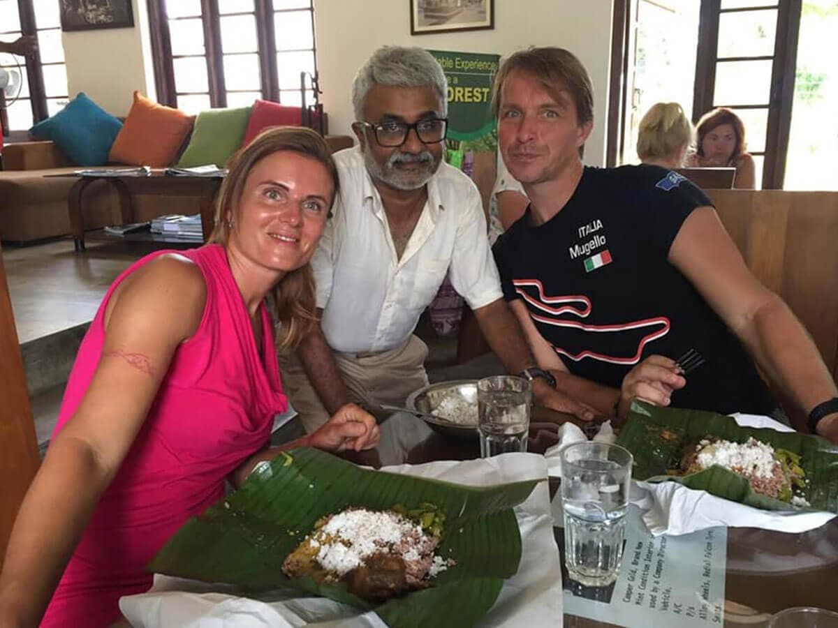 Dining at the Tea Monastery