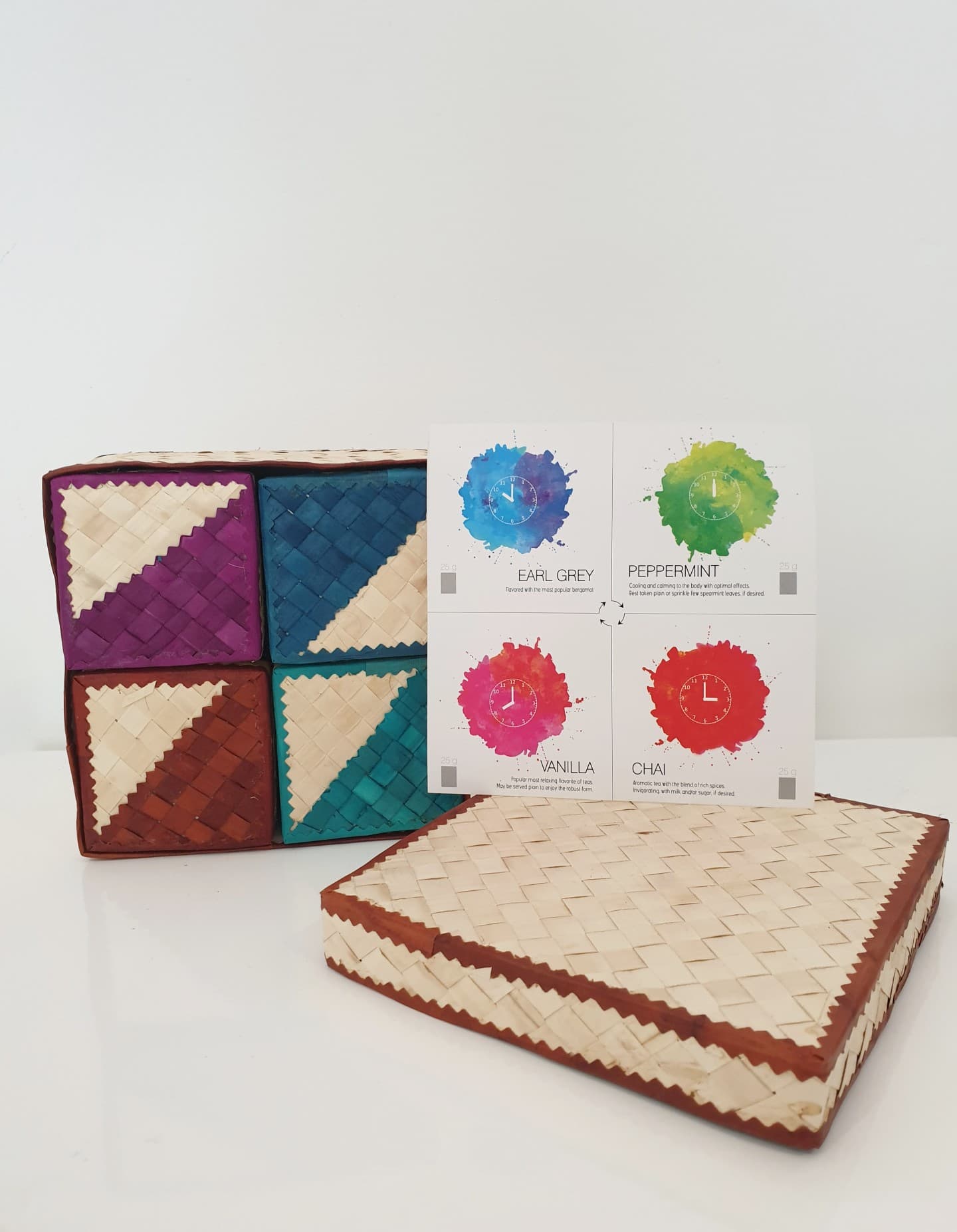 4 Wicker (පං) Box (100g)